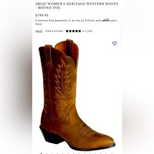 Ariat Women’s Heritage Western Bootz